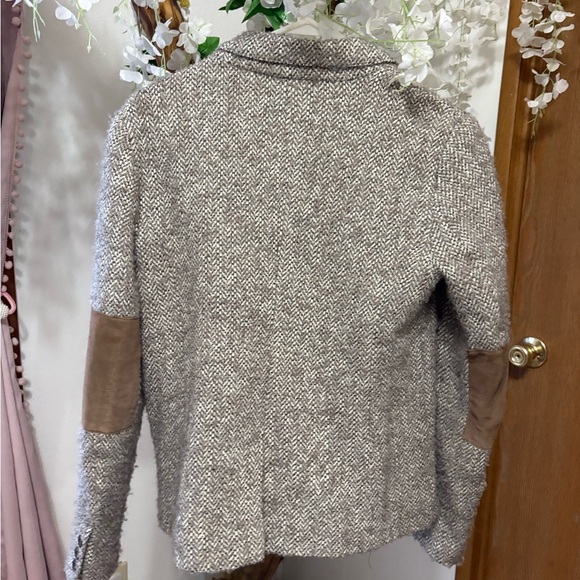 Eddie Bauer Vintage Women's Brown Herringbone Blazer - Picture 4 of 7